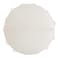 OiseauVoler Decorative Throw Pillow 3D Flower Round Pillow Accent Handmade Cushion with Insert Included for Couch Bed Home Decor 12 Inch Cream White