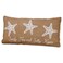 The Country House Collection Sandy Toes and Salty Kisses Starfish 6 x 12 Burlap Decorative Throw Pillow