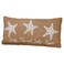The Country House Collection Sandy Toes and Salty Kisses Starfish 6 x 12 Burlap Decorative Throw Pillow