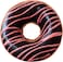 HYSEAS Round Throw Pillow 14 Inch Chocolate Pink Donut 3D Digital Print Decorative Comfortable Soft Plush Funny Food Shaped Pillow Light Weight Seat Pad Cushion for Couch Chair Floor Sofa