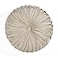 Lush Decor Round Pleated Soft Velvet Decorative Throw Pillow 1 Count 15 Diameter Taupe Neutral Plush Round Pillow Seat Cushion Decorative Pillows For Bed Couch Or Chair