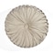 Lush Decor Round Pleated Soft Velvet Decorative Throw Pillow 1 Count 15 Diameter Taupe Neutral Plush Round Pillow Seat Cushion Decorative Pillows For Bed Couch Or Chair