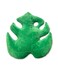 Green Philosophy Co Monstera Deliciosa Leaf Pillow Jungle Green