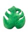 Green Philosophy Co Monstera Deliciosa Leaf Pillow Jungle Green