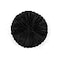 Lush Decor Round Pleated Soft Velvet Decorative Throw Pillow 1 Count 15 Diameter Black Plush Round Pillow Seat Cushion Decorative Pillows For Bed Couch Or Chair