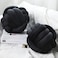 Namalu 2 Pcs Soft Knot Pillow Ball Decorative Round Throw Soft Knotted Plush Pillows Handmade Stuffed Ball Pillows Cushion for Bedroom Sofa Couch Home Decor787 InchesBlack