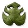 Green Philosophy Co Monstera Leaf Pillow Mossy Earth Large Soft PlantShaped Plush Cushion for Couch Bed or Reading Nook Cute Unique NatureInspired Decor Throw Pillow