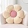 Kcvvcr Flower Throw Pillow Soft White 149 Shaped Floor Pillow for Home Decor Cute Aesthetic Plush Decorative Pillows for Bed Sofa Couch