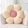 Kcvvcr Flower Throw Pillow Soft White 149 Shaped Floor Pillow for Home Decor Cute Aesthetic Plush Decorative Pillows for Bed Sofa Couch