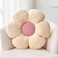 Kcvvcr Flower Throw Pillow Soft White 149 Shaped Floor Pillow for Home Decor Cute Aesthetic Plush Decorative Pillows for Bed Sofa Couch