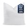 Utopia Bedding Throw Pillows Set of 1 White 18 x 18 Inches Down Alternative Pillows for Bed Sofa and Couch Fluffy Decorative Stuffer Pillow for Indoors Outdoors