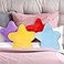 Jackcsale Star Shaped Plush Pillow Cute 3D Throw Pillow for Bedroom Sofa Chair Aesthetic Decorative Cushion Yellow