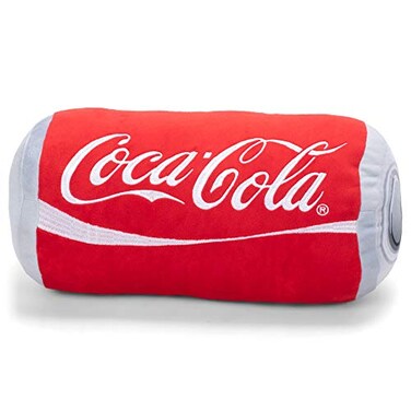 Mark Feldstein Associates CocaCola Red Soda Can 8 x 13 Inch Plush Polyester Pillow