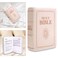 VKMON Bible Pillow Book Plush That Opens for Kids Adults Christian Gifts Cozy Faith Bible Pillow Beige