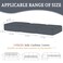 BT.WA BTWA Sectional Couch Covers for Sofa Cushion L Shaped Couch Cover Washable Soft Couch Cushion Covers Stretch Sofa Slipcovers3Piece for Sofa Seat or Backrest Dark Grey