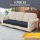 BT.WA BTWA Sectional Couch Covers for Sofa Cushion L Shaped Couch Cover Washable Soft Couch Cushion Covers Stretch Sofa Slipcovers3Piece for Sofa Seat or Backrest Dark Grey