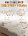 Cgeluy Sofa Cover Washable Sectional Couch Covers Sofa Slipcovers for 3 Cushion Couch Pet Friendly L Shaped Couch Protector Leaf Printed Covers for Dogs