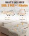 Cgeluy Sofa Cover Washable Sectional Couch Covers Sofa Slipcovers for 3 Cushion Couch Pet Friendly L Shaped Couch Protector Leaf Printed Covers for Dogs