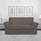 Easy-Going EasyGoing 3 Pieces Stretch Soft Couch Cover for Dogs Washable Sofa Slipcover for 2 Separate Cushion Couch Elastic Furniture Protector for Pets Kids Loveseat Taupe Medium