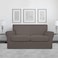 Easy-Going EasyGoing 3 Pieces Stretch Soft Couch Cover for Dogs Washable Sofa Slipcover for 2 Separate Cushion Couch Elastic Furniture Protector for Pets Kids Loveseat Taupe Medium