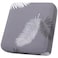 hyha Printed Couch Cushion Covers Floral Sofa Covers Washable for Cushion Couch Stretch Pattern Outdoor Cushion Covers for Patio Furniture with Elastic BottomSmall Grey Feathers