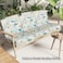 hyha Printed Couch Cushion Covers Floral Sofa Covers Washable for Cushion Couch Stretch Pattern Outdoor Cushion Covers for Patio Furniture with Elastic BottomSmall White Paisley