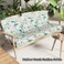 hyha Printed Couch Cushion Covers Floral Sofa Covers Washable for Cushion Couch Stretch Pattern Outdoor Cushion Covers for Patio Furniture with Elastic BottomSmall White Paisley