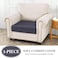 LA MEACK Couch Cushion Cover Seat Cushion Cover Stretch Armchair Cover Separate Sectional Sofa Slipcovers Furniture Protector1 Piece for Seat or Sofa Backrest Dark Grey