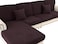 LA MEACK Couch Cushion Covers for Sectional Sofa L Shape Washable Separate Seat Chaise Couch Cover Stretch Sofa Slipcovers with 2 Pcs Pillowcases2 Seater 1 Chaise Brown