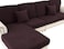 LA MEACK Couch Cushion Covers for Sectional Sofa L Shape Washable Separate Seat Chaise Couch Cover Stretch Sofa Slipcovers with 2 Pcs Pillowcases2 Seater 1 Chaise Brown