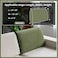 OHSIO Sectional Couch Covers Wear Resistant Stretch Sofa Covers Washable Soft Couch Cushion Covers Anti Slip Furniture Protector Sofa Slipcovers for Pets 1 Piece Back Couch Cover Green
