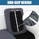 Smiry Waterproof Couch Cushion Covers for Sofa Stretch Jacquard Seat Cushion Covers Washable Sectional Sofa Slipcover Elastic Furniture Protector for Pets Kid 3PC Grey