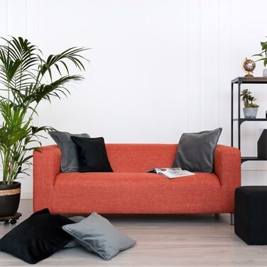 TLYESD Klippan Sofa Cover Replacement for IKEA Klippan Couch Cover Klippan Loveseat Cover Klippan Cover OnlyOrange