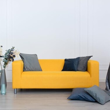 TLYESD Klippan Couch Cover Replacement for IKEA Klippan Loveseat CoverKlippan Sofa Cover Klippan Cover OnlyYellow