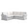 TLYESD Ektorp Sectional Cover Replacement for IKEA Ektorp Sofa CoverEktorp 22 Sofa Cover Ektorp Sectional Sofa Cover OnlyCool White