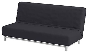 Sofa Pro The Flax Polyester Beddinge Lovas Sofa Bed Cover Replacement is Compatible for IKEA Beddinge Sleeper A Quality Futon Slipcover Replacement Darker Gray Flax