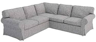 Custom Slipcover The Thick Polyester Flax Ektorp 2 2 Sofa Cover Replacement Compatible with IKEA Ektorp Corner Or Sectional Sofa Slipcover Polyester Flax