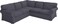 Custom Slipcover Heavy Duty Polyester Sofa Cover Only Replacement Compatible with IKEA Ektorp 3 Seat Sofa Loveseat Armchair Sectional Corner Chaise or Footstool Ektorp Slipcover Dark Gray Polyester 22