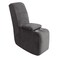 ULTICOR 7Piece L Shape Sectional Recliner Sofa Covers Velvet Stretch Reclining Couch Covers for Reclining L Shape Sofa Thick Soft Washable Dark Grey 1 Console Cover