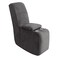 ULTICOR 7Piece L Shape Sectional Recliner Sofa Covers Velvet Stretch Reclining Couch Covers for Reclining L Shape Sofa Thick Soft Washable Dark Grey 1 Console Cover
