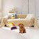 VClife Boho Couch Cover Dog Sofa Cover for 2 Cushion Couch Beige71X118