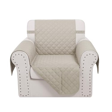 Luxshare Home Recliner Chair Covers Reversible Sofa Couch Cover for Pets Lazy Boy Furniture Protector23ChairBeigeBeige