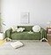 HANDONTIME Green Sofa Cover Vintage Couch Cover for Dogs 71 X118 Couch Cushion Covers with Tassel Herringbone Sofa Cover Boho Sofa Covers for 3 Cushion Couch Chenille Soft Loveseat Sofa Covers