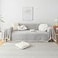 HANDONTIME Grey Sofa Cover for Couch Boho Couch Cover for 3 Seat Couches Dog Couch Cover Love Seat Couch Covers Light Grey Sectional Cover 91 X150 Tassel Chenille Herringbone Sofa Covers
