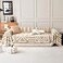 VClife Boho Couch Cover Washable Sofa Cover for Dog Oversize Couch Covers for 34 Cushion Couch Modern Khaki Creamy White Geometric Sofa Slipcovers Multifunctional Furniture Protector 91 x 150