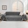 MYSKY HOME Oversized Couch Cover Sofa Covers Couch Covers for 3 Cushion Couch Sofa Pet Friendly L Shaped Sectional Couch Cover Non Slip Furniture Protector for Kids 91x150 Dark Grey