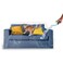 Covers For The Home Clear Vinyl Furniture Protector Loveseat Cover 84 W x 40 D x 36 H Rear 18 H Front