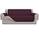 Easy-Going EasyGoing Reversible Couch Cover for 3 Cushion Couch Sofa Cover for Dogs Water Resistant Furniture Protector Cover with Foam Sticks Elastic Straps for Pet Cat Sofa WineBeige