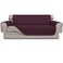 Easy-Going EasyGoing Reversible Couch Cover for 3 Cushion Couch Sofa Cover for Dogs Water Resistant Furniture Protector Cover with Foam Sticks Elastic Straps for Pet Cat Sofa WineBeige