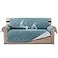 H.VERSAILTEX HVERSAILTEX 100 Waterproof Sofa Slipcover Washable Loveseat Cover for 2 Cushion Cover NonSlip Furniture Protector with Silicone Backing Couch Cover for Pets Oversized Loveseat Stone Blue